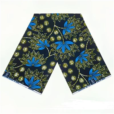 افریقی موم پرنٹ شدہ فیبرک